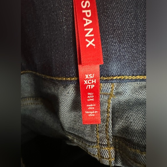 Spanx Flared Jeans in Midnight Shade XST - Picture 7 of 13